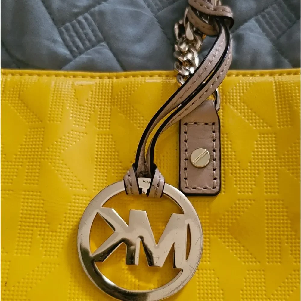 Mustard Yellow Michael Kors Women's Tote Bag